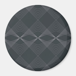 Einfache, elegante, schicke, luxuriöse Grafik-Lini Magnet