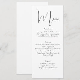 Einfache, elegante Schrift, Minimalistisches Abend Einladung