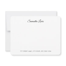 Einfache elegante Schrift professionell personalis