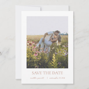 Einfache elegante Schrift Speichern Sie die Datums Save The Date