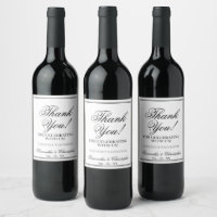 Einfache elegante Schwarz & Weiß Hochzeit Vielen D