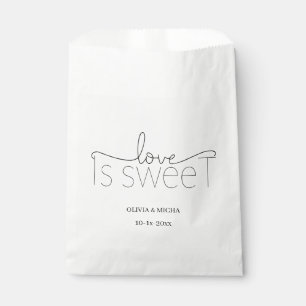 einfache, elegante Skriptsprache Liebe ist süße Ga Geschenktütchen