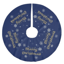 Einfache Elegante Sparkling Weihnachten Glitzer Sp Polyester Weihnachtsbaumdecke