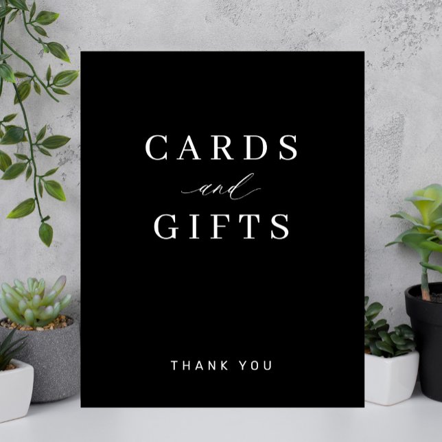 Einfache elegante Typografie-Karten und Geschenke  Poster (Von Creator hochgeladen)