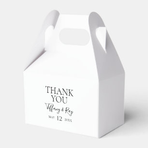Einfache Elegante Wedding Favor Box Geschenkschachtel