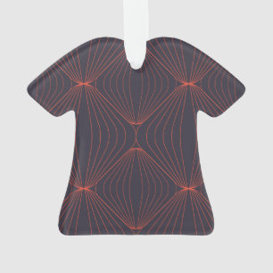 Einfache, elegante Weihnachten-inspirierte grafisc Ornament