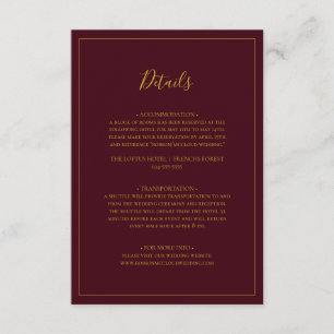 Einfache Elegante Weihnachten Rote Details Begleitkarte