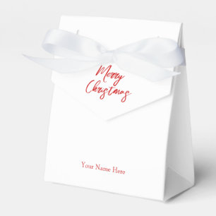 Einfache Elegante Weihnachts-Gastgeschenk Box Geschenkschachtel