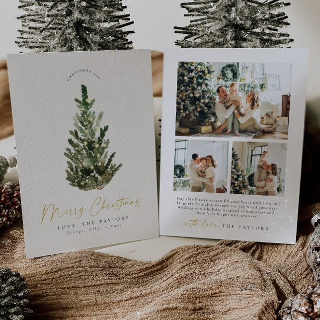 Einfache, elegante Weihnachtsbaum-Foto Weihnachten (Von Creator hochgeladen)