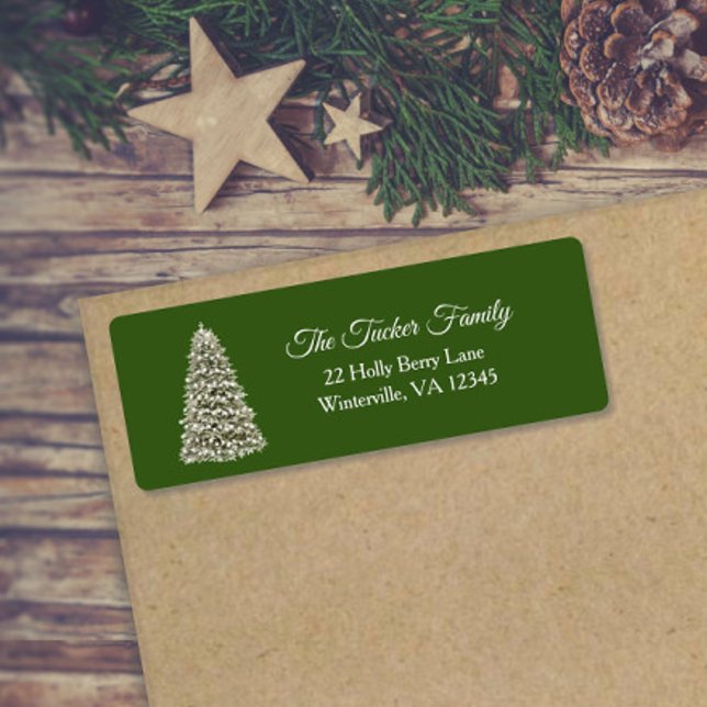 Einfache Elegante Weihnachtsbaum Party Einladung L (Von Creator hochgeladen)