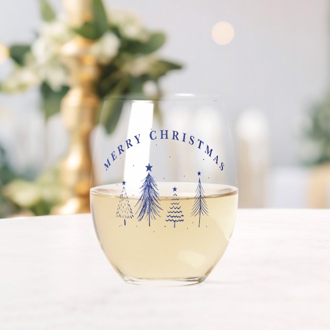 Einfache elegante Weihnachtsbaume Weinglas Ohne Stiel (Insitu (Hochzeit))