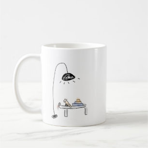 Einfache Elegante Whimsy Charming Niedlich Cat ind Kaffeetasse