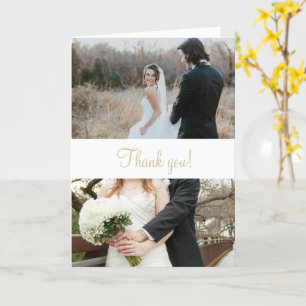 Einfache, elegante Winterhochzeit 2 Fotos Vielen D Karte