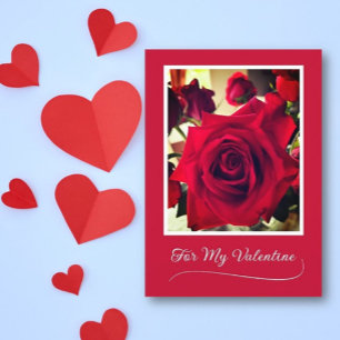 Einfache Eleganz! Hübsche Valentinsgrußkarte Karte