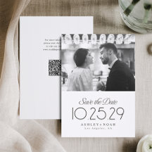 Einfache Eleganz Klassische Schriftart Foto Save T