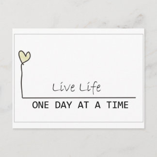 einfache Erholung Postkarte