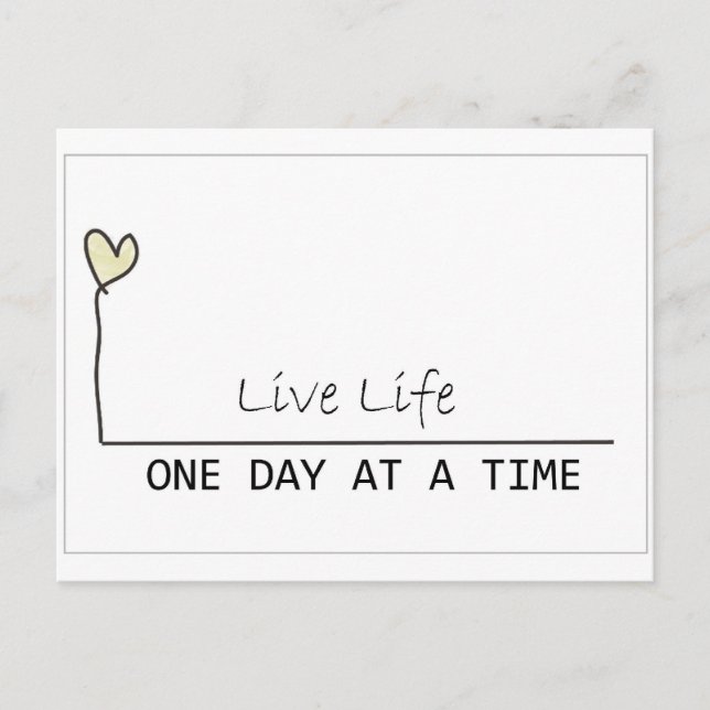 einfache Erholung Postkarte (Vorderseite)