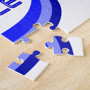 Einfache Erholungsparole in Blau