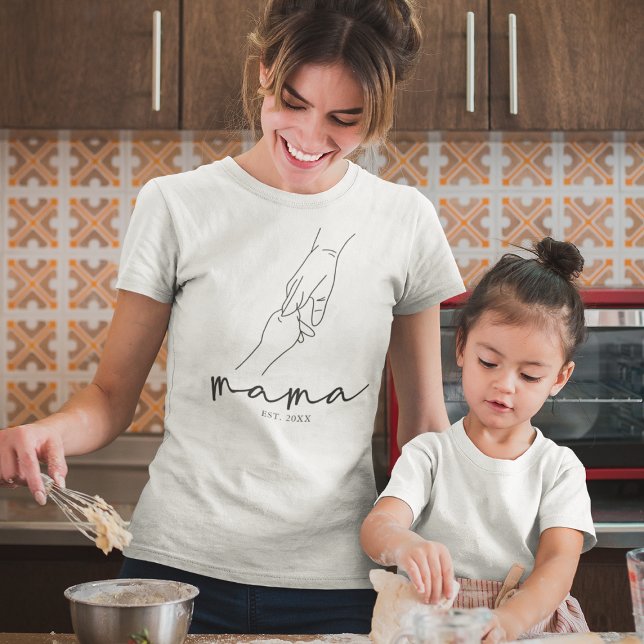 Einfache etablierte Mama T-Shirt (Von Creator hochgeladen)