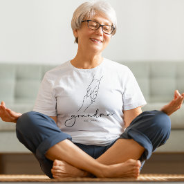 Einfache etablierte Oma T-Shirt