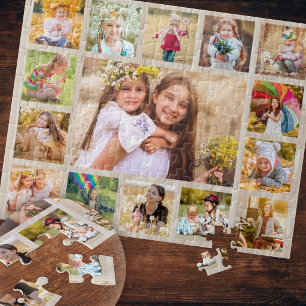 Einfache Familien-Foto-Collage für 15 Bilder