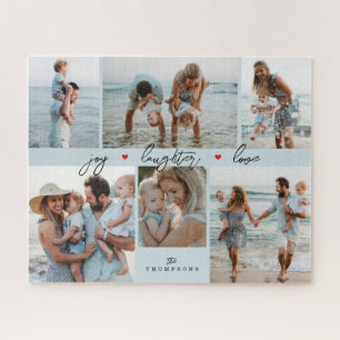 Einfache Familienfoto-Collage