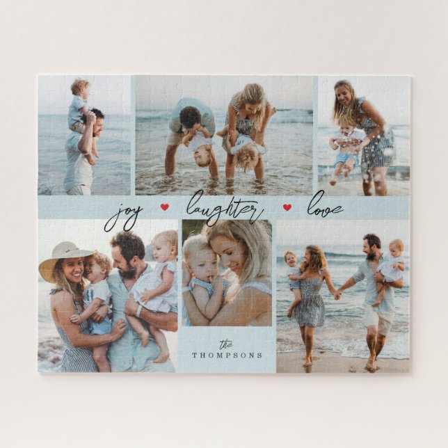 Einfache Familienfoto-Collage (Horizontal)