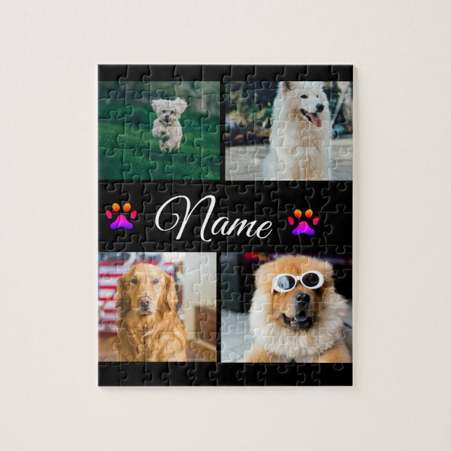 Einfache farbige Foto-Namenssammlung (Vertikal)