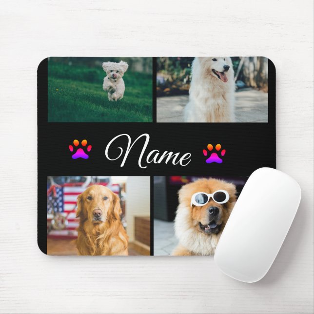 Einfache farbige Foto-Namenssammlung Mousepad (Mit Mouse)