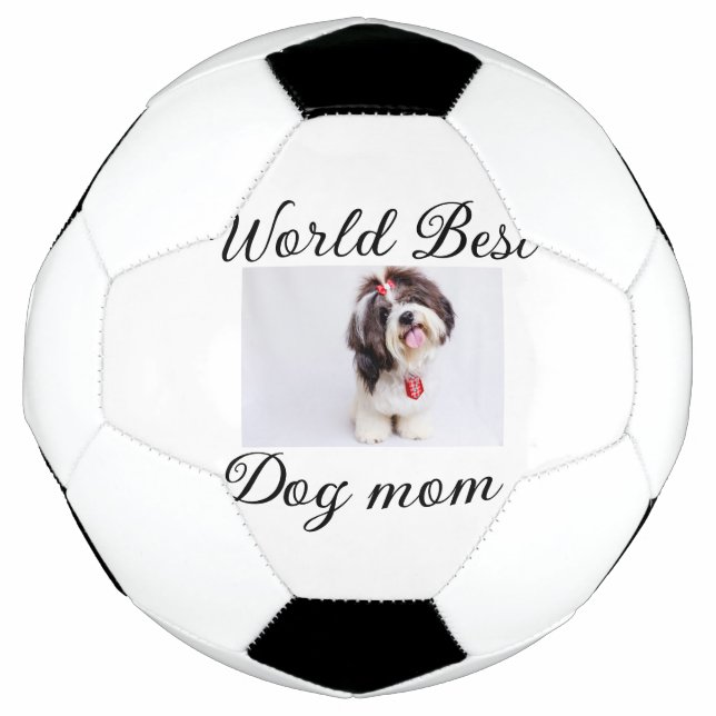 Einfache farbige Tiere geben Foto Hund Mama-Gesche Fußball (Vorderseite)