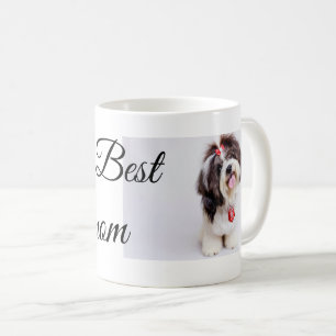 Einfache farbige Tiere geben Foto Hund Mama-Gesche Kaffeetasse