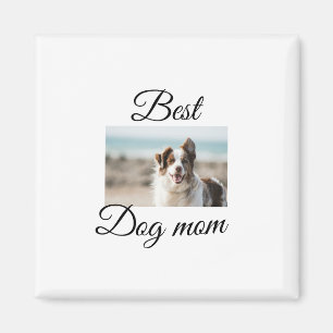 Einfache farbige Tiere geben Foto Hund Mama-Gesche Magnet