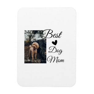 Einfache farbige Tiere geben Foto Hund Mama-Gesche Magnet