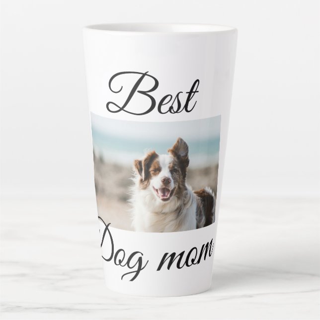 Einfache farbige Tiere geben Foto Hund Mama-Gesche Milchtasse (Vorderseite)
