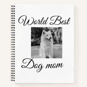Einfache farbige Tiere geben Foto Hund Mama-Gesche Notizbuch