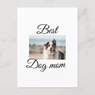 Einfache farbige Tiere geben Foto Hund Mama-Gesche Postkarte