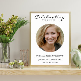 Einfache Feier zur Beerdigung des Fotos Poster