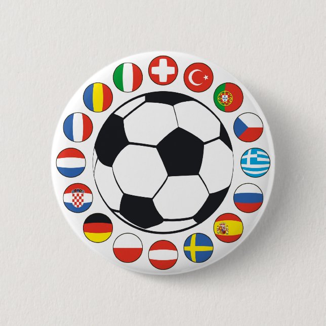 einfache Flagge mit Ball Button (Vorderseite)