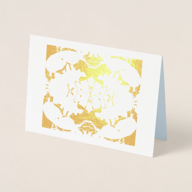 Einfache Foil Cards Folienkarte (Vorderseite)