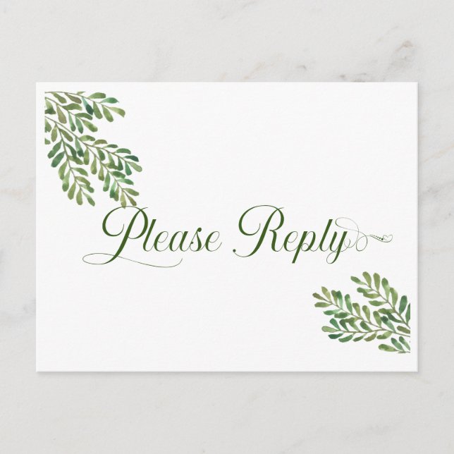 Einfache Foliage-UAWG Postkarte (Vorderseite)