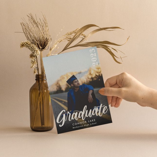 Einfache Foto-2025-Graduierungspartei Einladung (Von Creator hochgeladen)