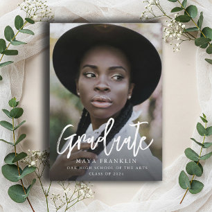 einfache Foto-Abschluss-Klasse Einladung