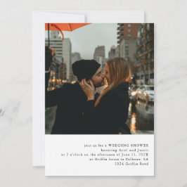 Einfache Foto Thema Polterabend Einladung