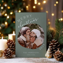 Einfache Foto-Urlaubskarte