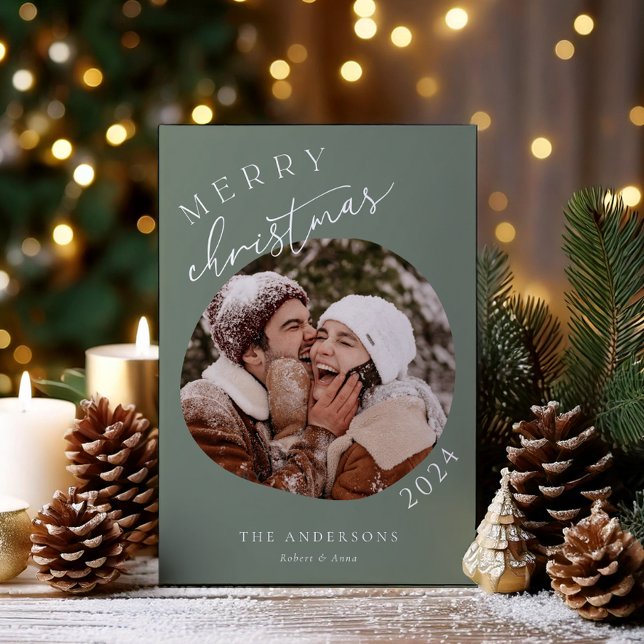 Einfache Foto-Urlaubskarte Feiertagskarte (Von Creator hochgeladen)