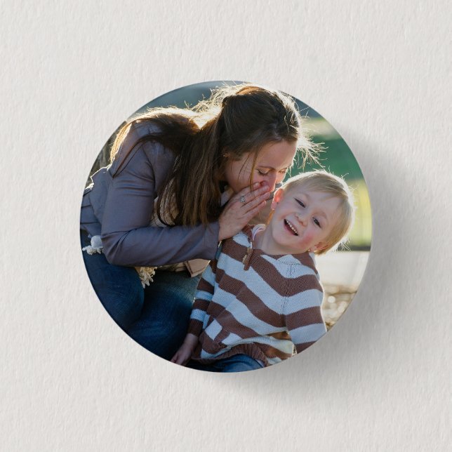 Einfache Fotoanpassung  Button (Vorderseite)