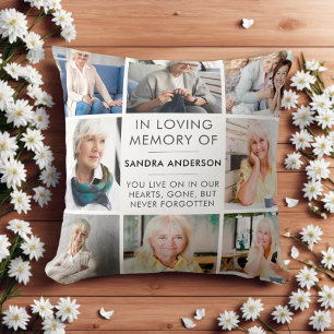 Einfache FotoCollage im liebenden Speicher Kissen