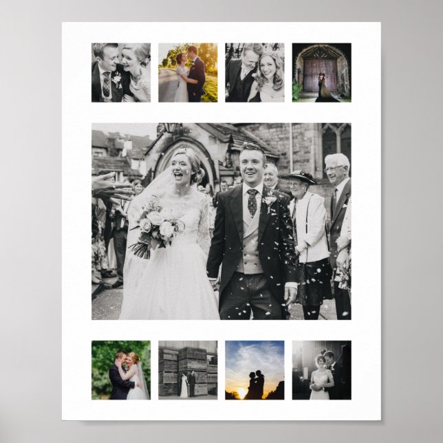 Einfache FotoCollage Poster (Vorne)