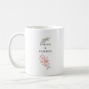 Einfache Frühling- und Sommer-Wort-Kaffeetasse Kaffeetasse