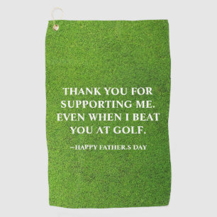 Einfache Funny Vater's Day Best Golftücher Golfhandtuch